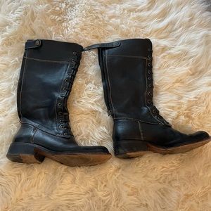 BCBGmaxazria black leather boots